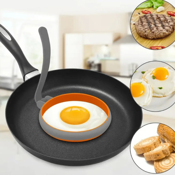 Peaksbuy Silicone Egg Rings - Non-Stick